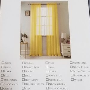 Sheer curtain